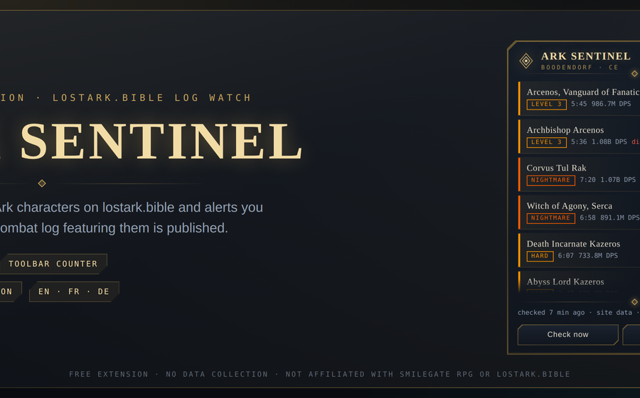 Ark Sentinel