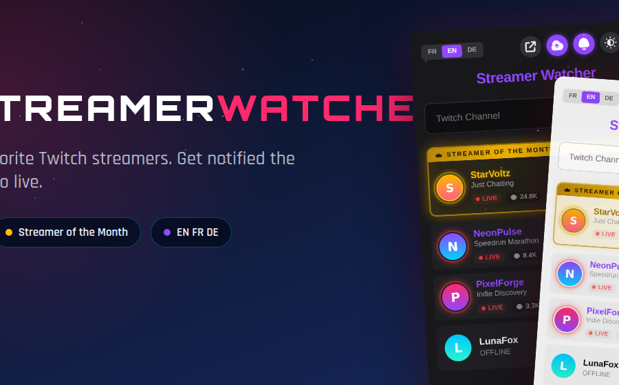 Streamer Watcher