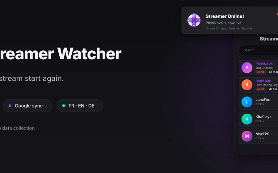 Streamer Watcher